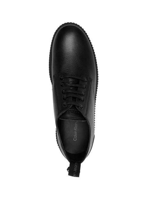 CALVIN KLEIN Men's Leather Lace-Up Shoes CALVIN KLEIN | YM0YM007490GT